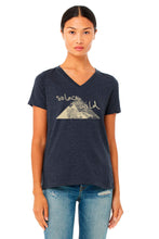 Load image into Gallery viewer, Solace in the Wild "Blue Skies" V-neck Tee