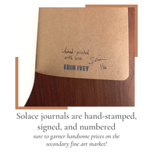 Load image into Gallery viewer, Limited Edition Solace Journal - Softcover, Signed &amp; Numbered (one of 16)